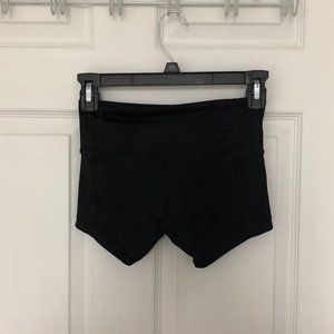 Black spandex shorts